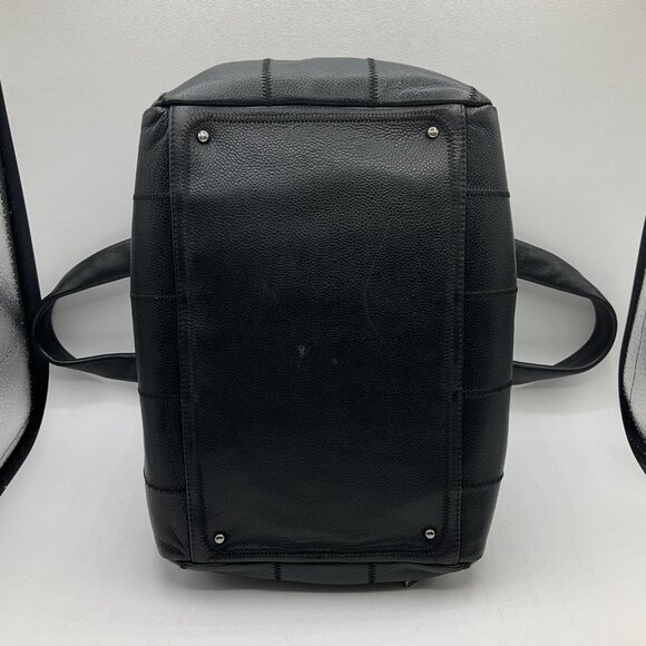 Chanel Choco Bar Caviar Leather Black Handbag Purse - Picture 6 of 13